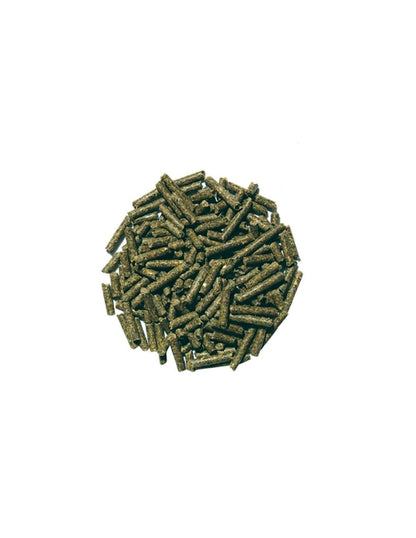 Se on valmistettu ilman viljaa, koska viljat voivat aiheuttaa vakavia ruoansulatusongelmia kääpiökaniineille. Kuitu (vähintään 20 %) tukee suoliston asianmukaista toimintaa ja mahdollistaa jatkuvasti kasvavien hampaiden optimaalisen kulumisen.