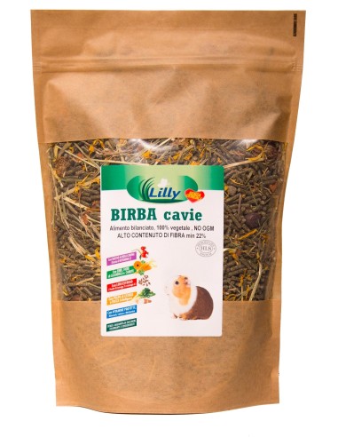 ainutlaatuinen resepti ILMAN VILJAA, sillä viljat voivat aiheuttaa vakavia ruoansulatusongelmia marsuille. Sisältää vain korkealaatuisia kasviperäisiä ainesosia täydentämään parhaalla mahdollisella tavalla niiden luonnollista ruokavaliota.