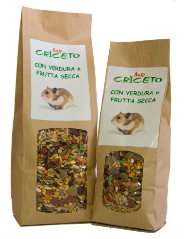 Herkullinen kasvien ja hedelmien sekoitus jyrsijöille päivittäiseen ruokintaan.