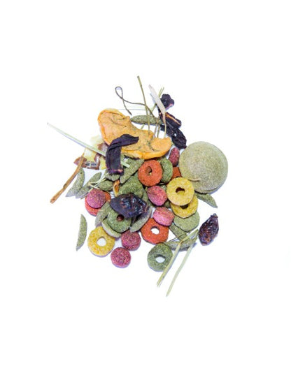 Sisältää laadukkaita ainesosia, ja kokonaisten siementen puuttuminen varmistaa tasapainoisen ja paremmin sulavan ruokavalion marsuille.