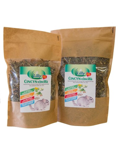 Lilly Cincyn täysravinto on erityisesti chinchilloille tarkoitettu resepti, joka on valmistettu ILMAN VILJAA
